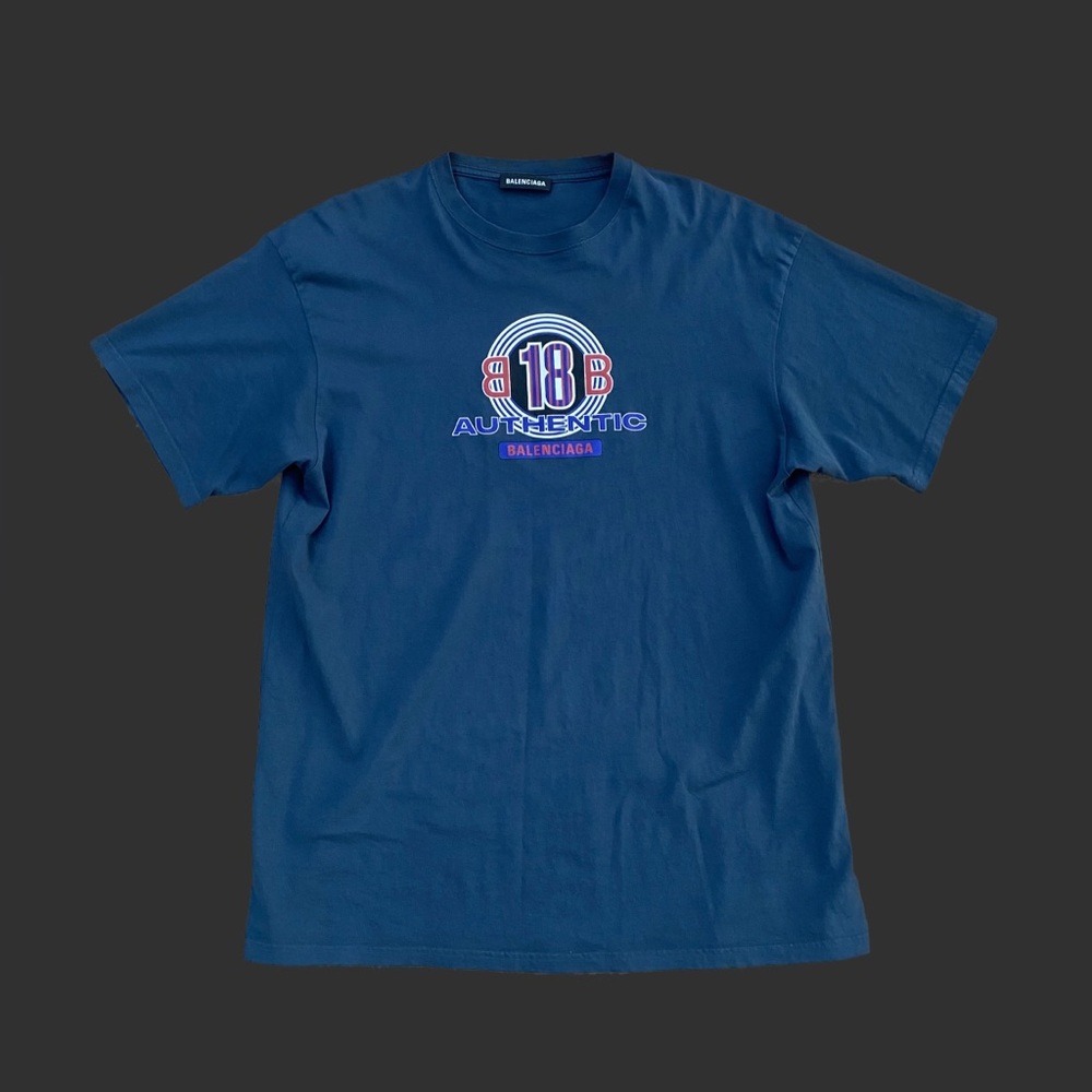 Balenciaga Midnight Navy Rare “18” shirt